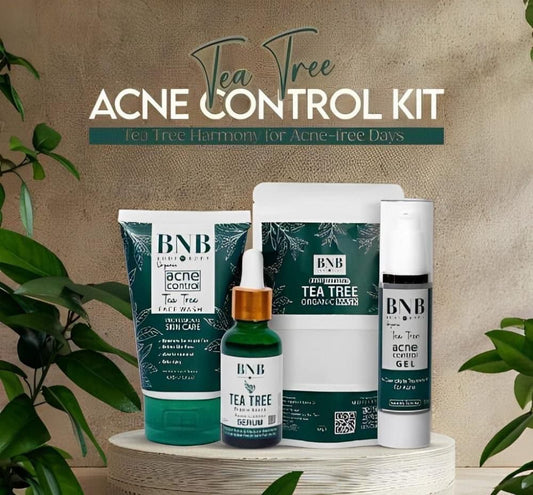 4-in-1 Natural Acne Control Kit – Face Wash, Serum, Mask & Gel | Organic & Skin-Friendly