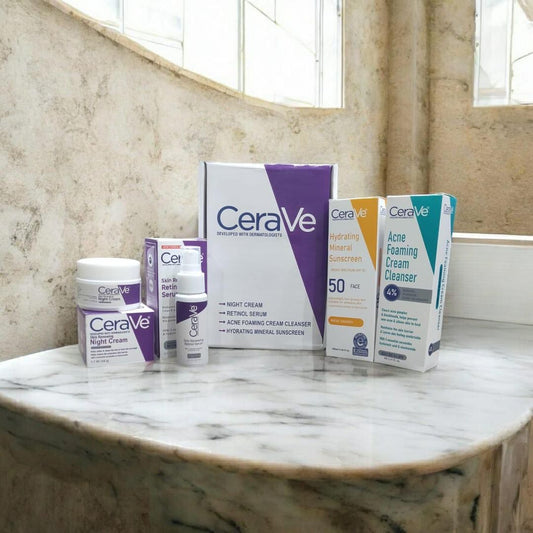 CeraVe Complete Skincare Set – All-in-One Facial Kit for Radiant, Youthful & Nourished Skin